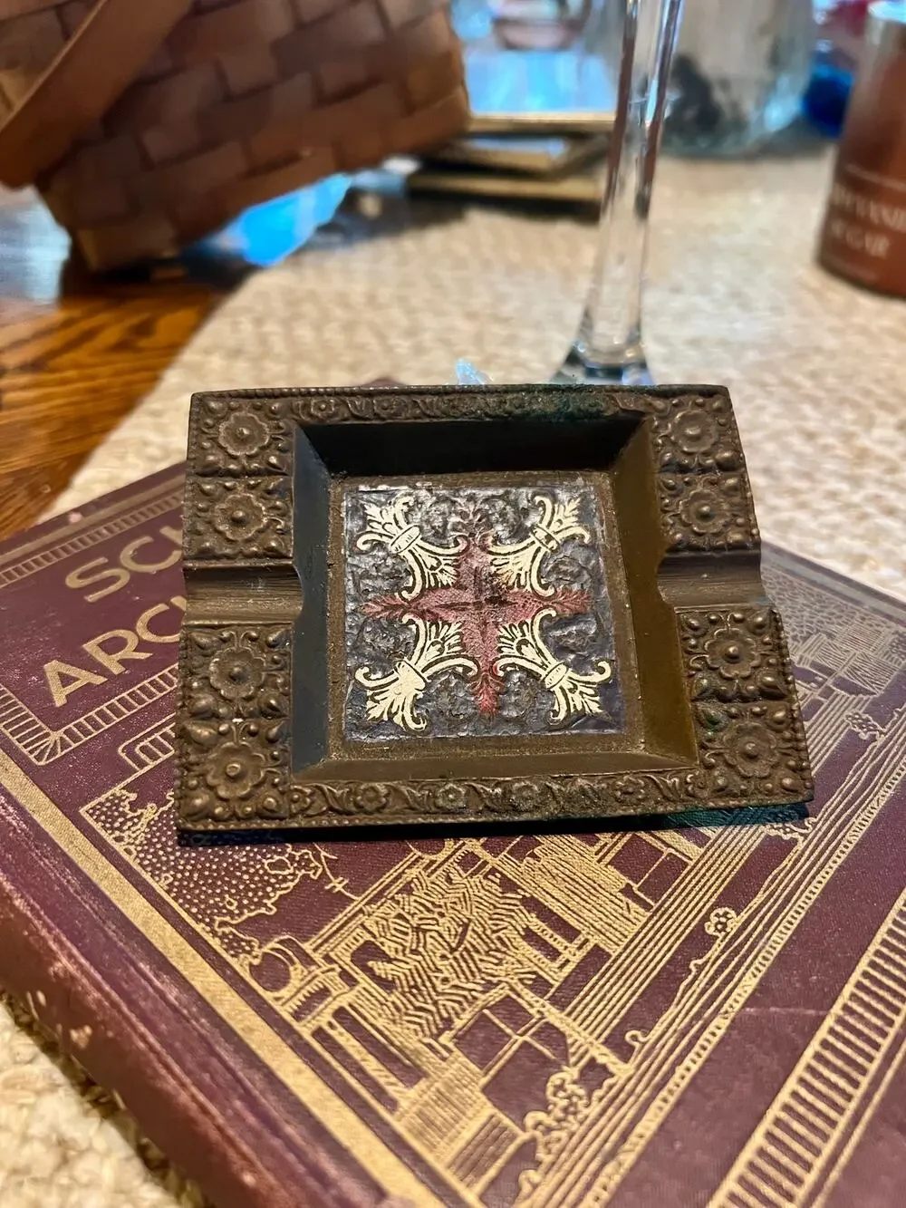 Vintage Brass Ashtray